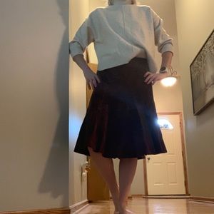 Eddie Bauer Suede Skirt